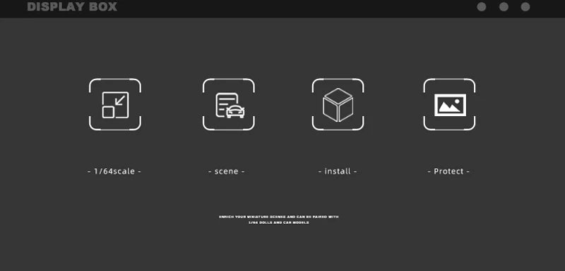 1/64 Scale Garage Model Scene with Lights – Diorama Decoration1/64 Scale Garage Model Scene with Lights – Diorama Decoration