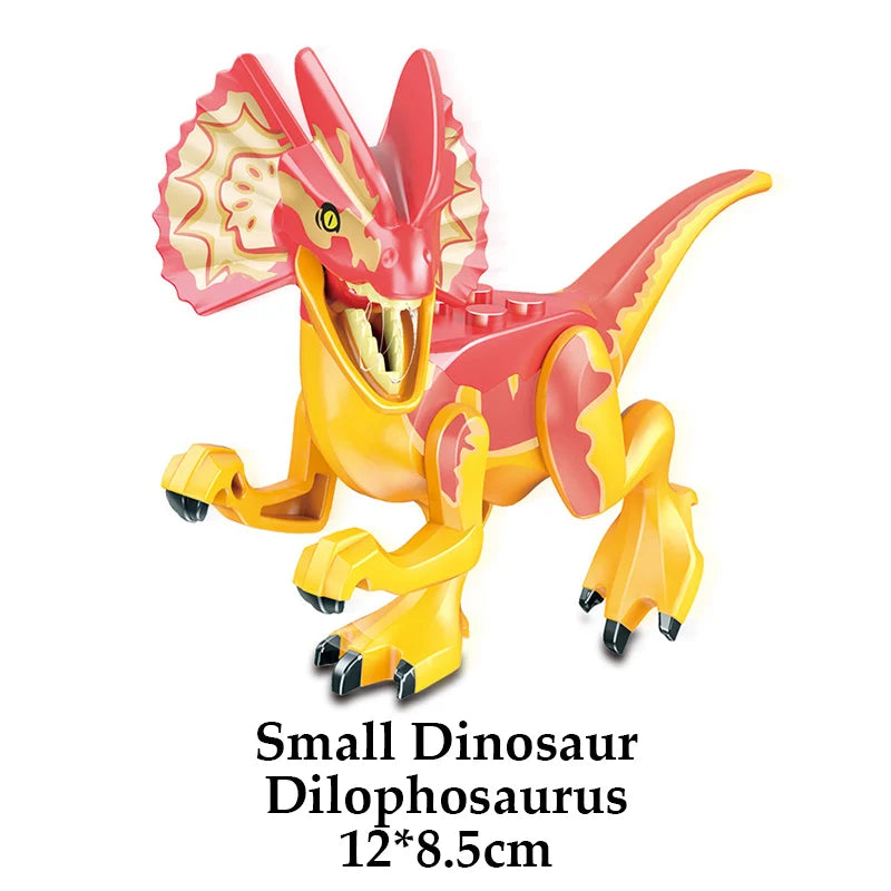 Jurassic Dinosaur Building Blocks – T-Rex, Raptor, Triceratops Models