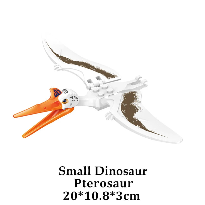 Jurassic Dinosaur Building Blocks – T-Rex, Raptor, Triceratops Models
