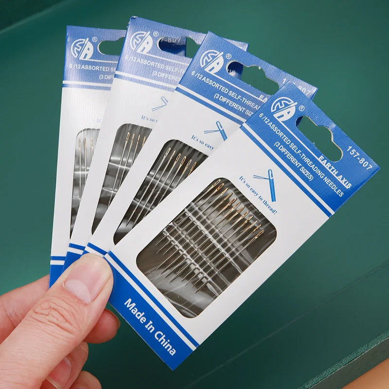 Side-Hole Stainless Steel Blind Needles (12/24/36pcs)