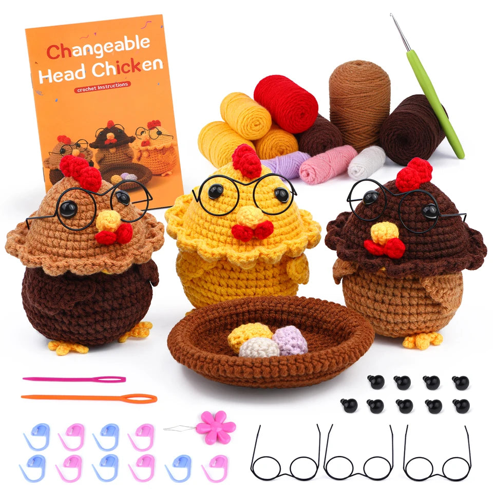 KRABALL Crochet Animal Kit for Beginners