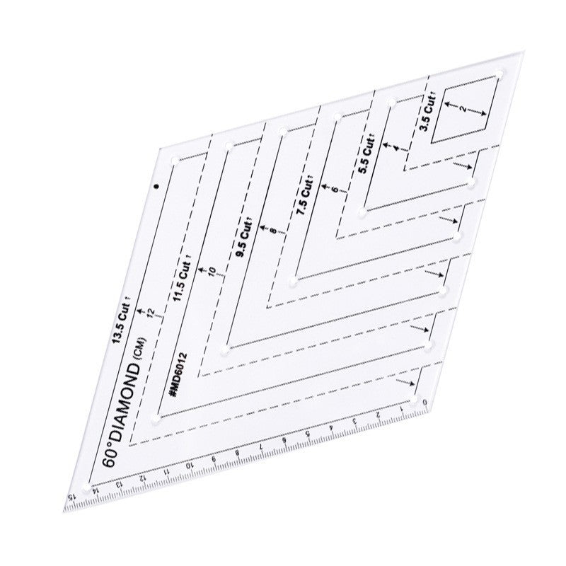 Acrylic Quilting Patchwork Ruler Template