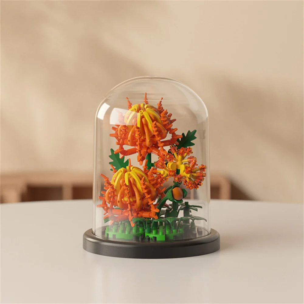 Eternal Flower Bonsai Micro Building Blocks Model