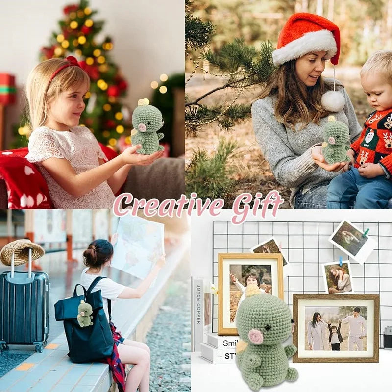 Animal Crochet Starter Kit for Beginners (Non-Finished, 10cm)