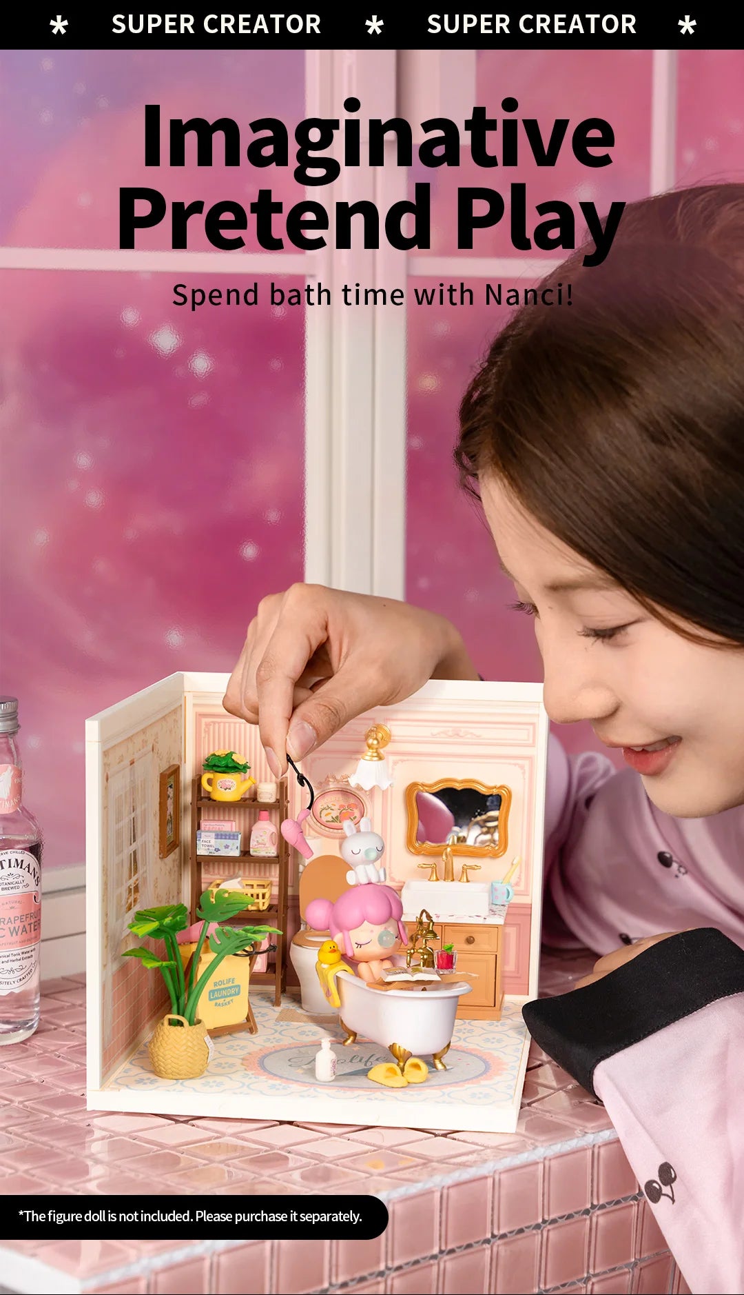 Robotime DIY Miniature Dollhouse – Supply Store Kit