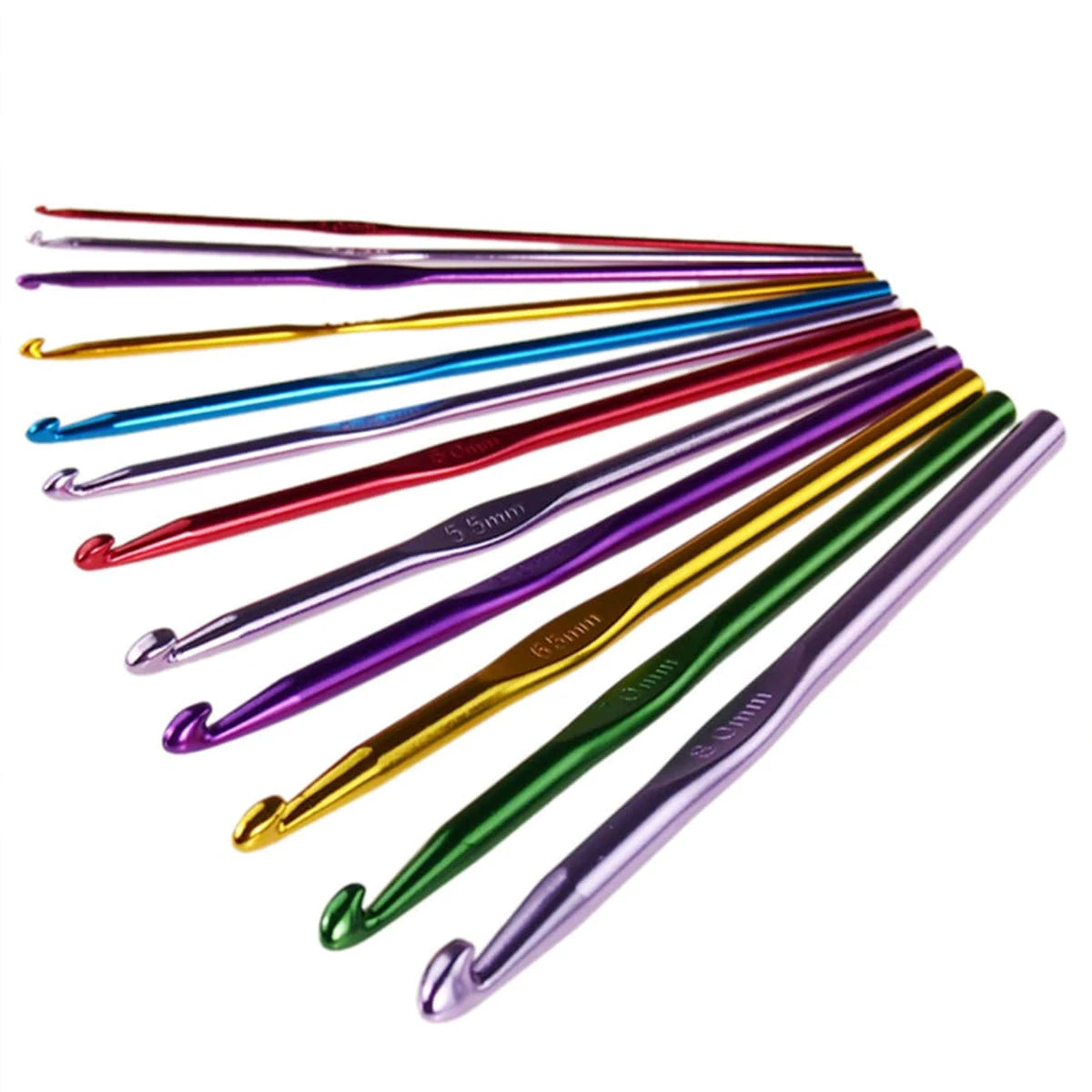 12pcs Crochet Hook Set – Multiple Sizes with Storage Case