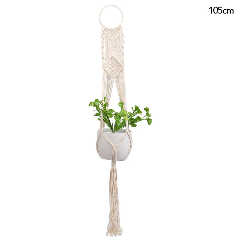 Macrame Plant Hanger Rope Basket Holder