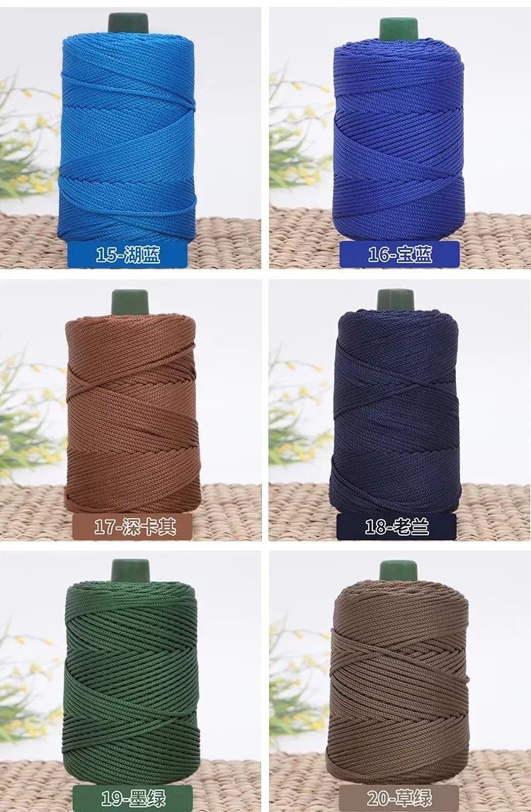 3mm Twisted Colored Cotton Cord – DIY Craft Rope