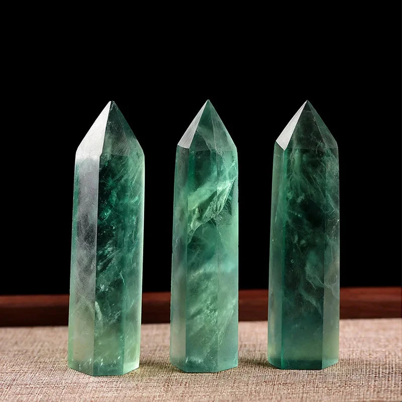Crystal Stone Point Wands for Decor and Witchcraft