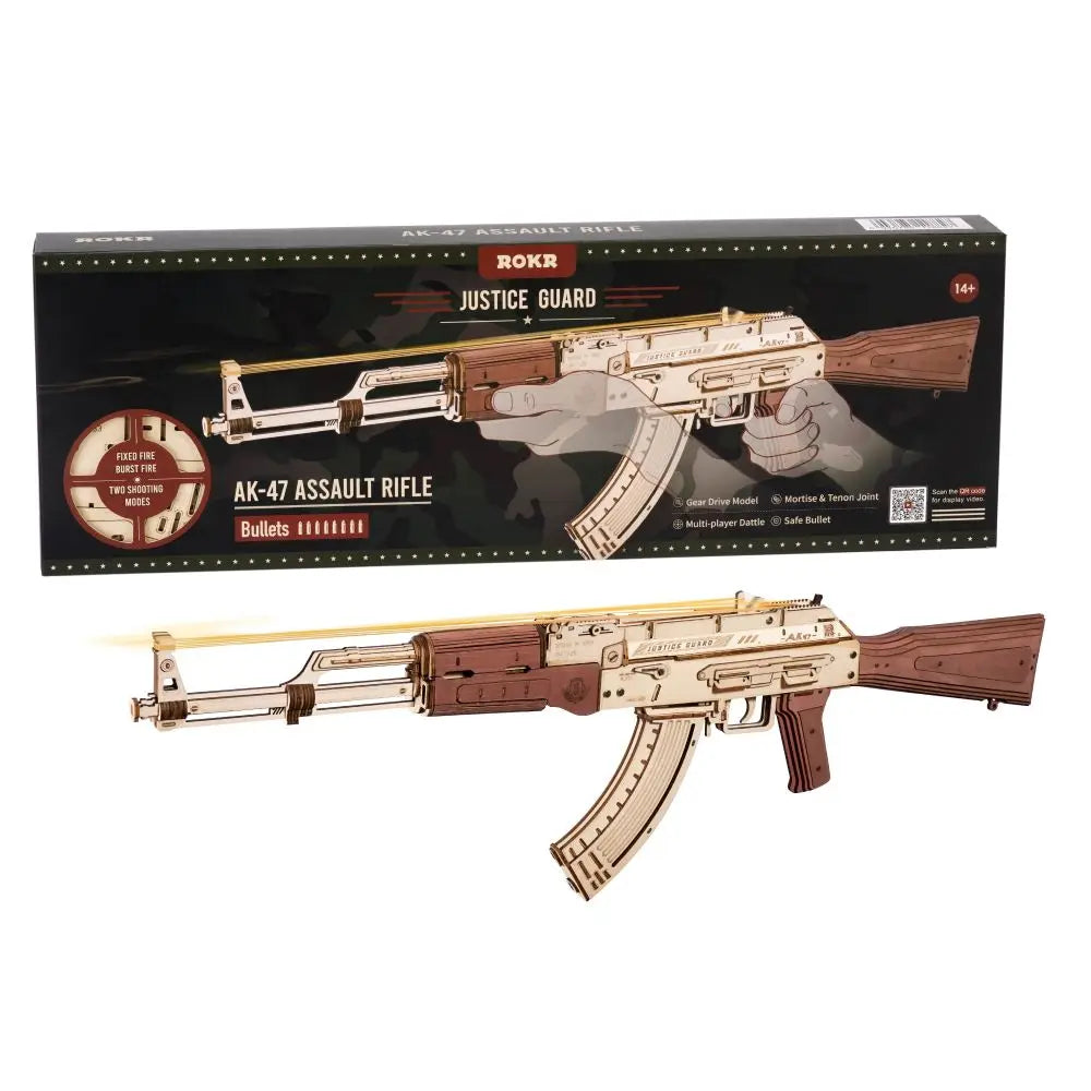 Robotime ROKR AK47 3D Wooden Puzzle Gun – LQ901