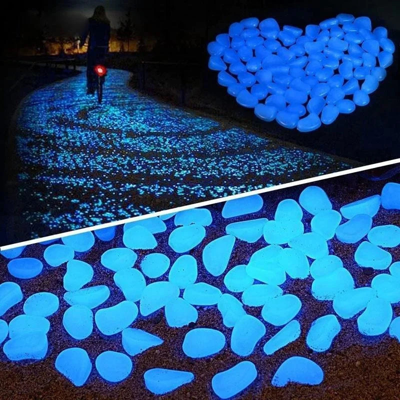 Glow-in-the-Dark Pebbles – Luminous Stones for Garden, Pathways & Décor