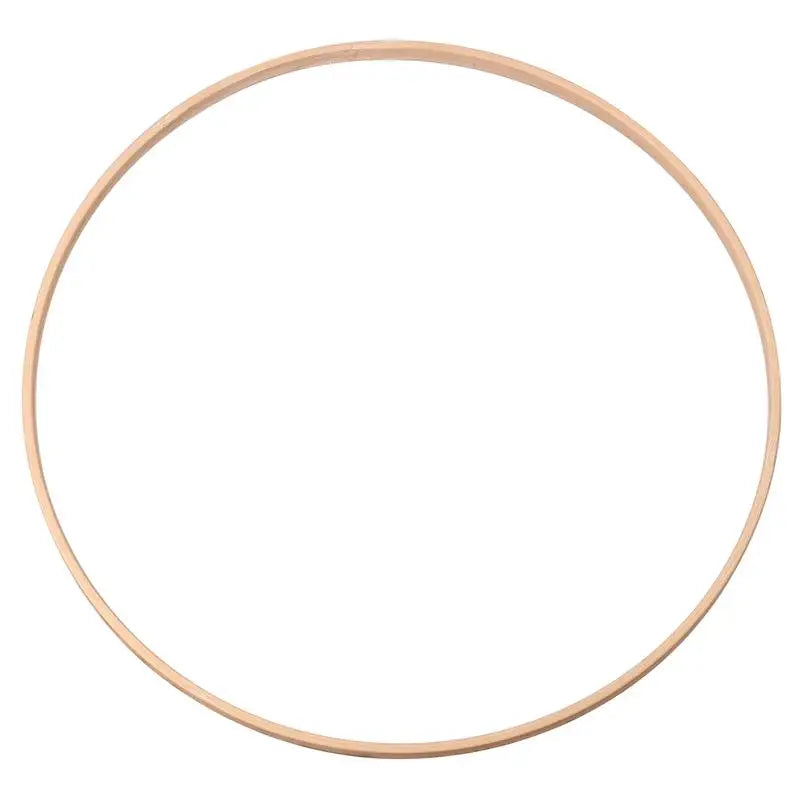 Wooden Bamboo Floral Hoop – DIY Ring for Wreaths, Macrame & Décor