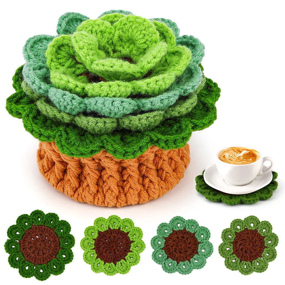 KRABALL Crochet Coaster DIY Kit