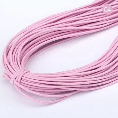 2mm Colorful Round Elastic Cord for DIY Sewing 5m