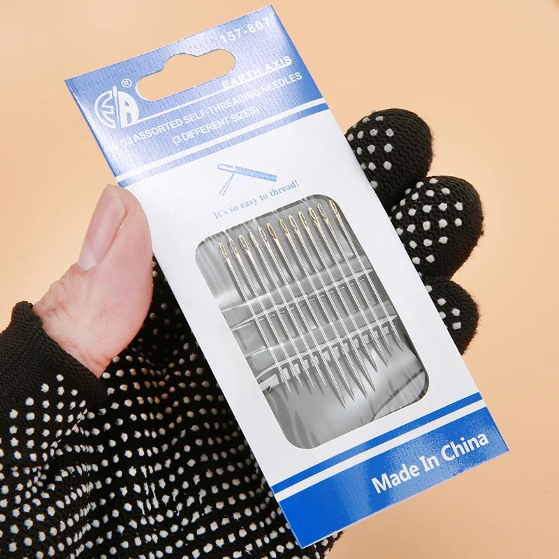 Side-Hole Stainless Steel Blind Needles (12/24/36pcs)