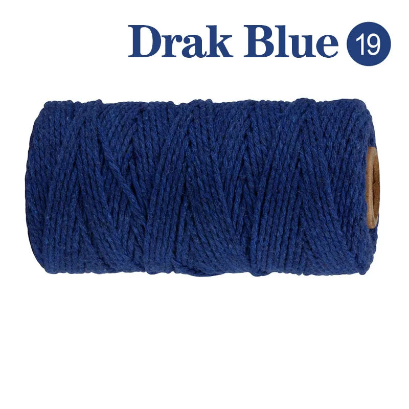 2mm Cotton Macrame Cord – 100M DIY Craft Rope