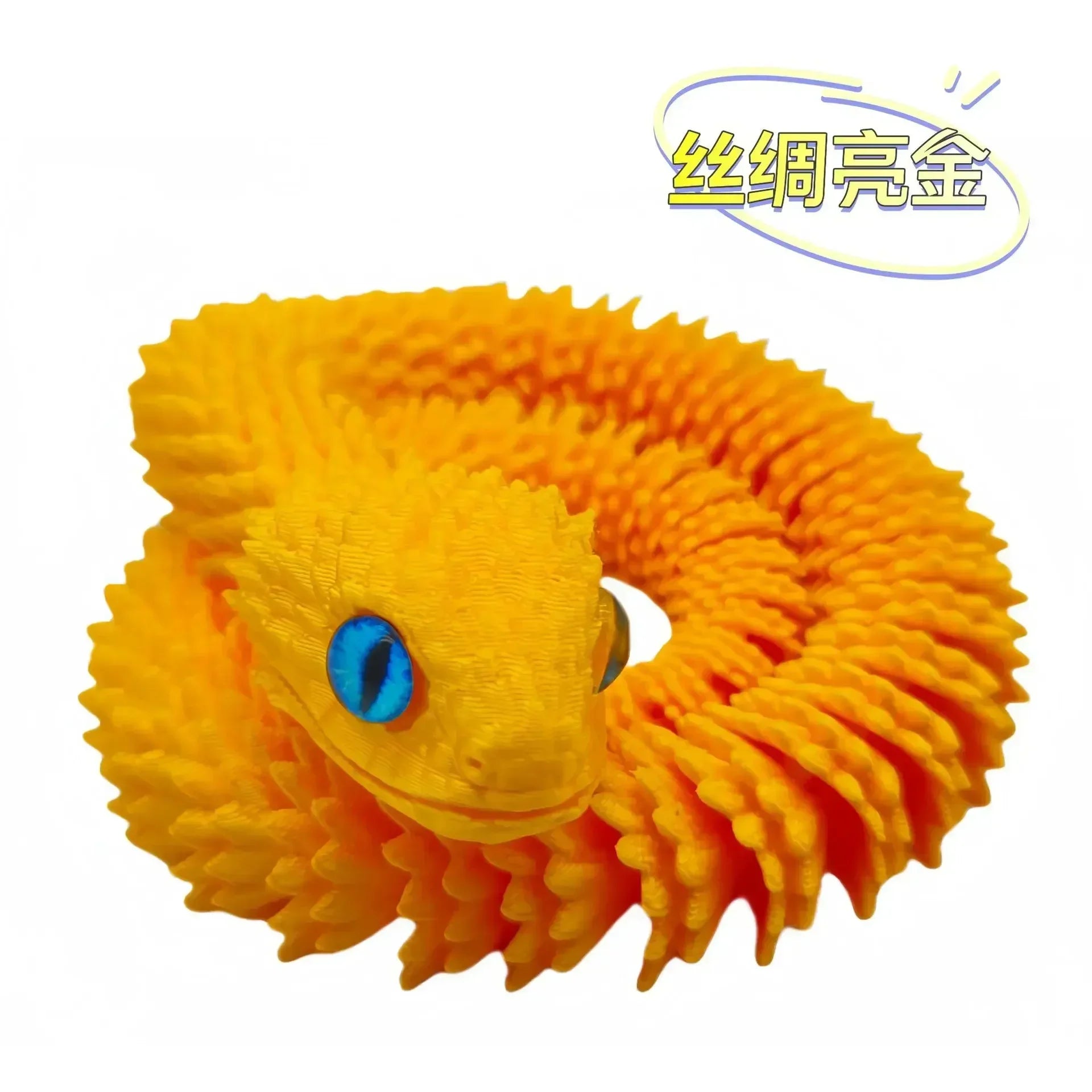 3D Printed Movable Snake – 2025 New Year Gift & Desktop Ornament