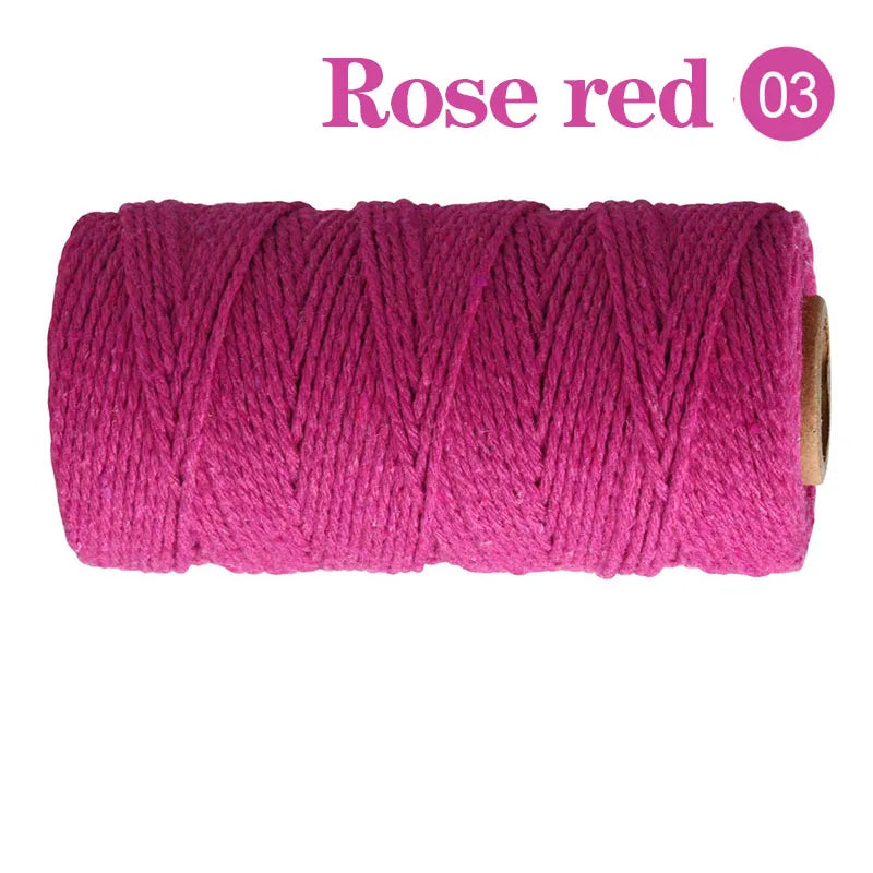 2mm Cotton Macrame Cord – 100M DIY Craft Rope