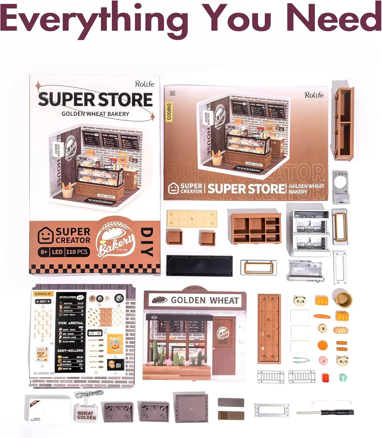 Robotime Miniature Dollhouse Kit – Supply Store