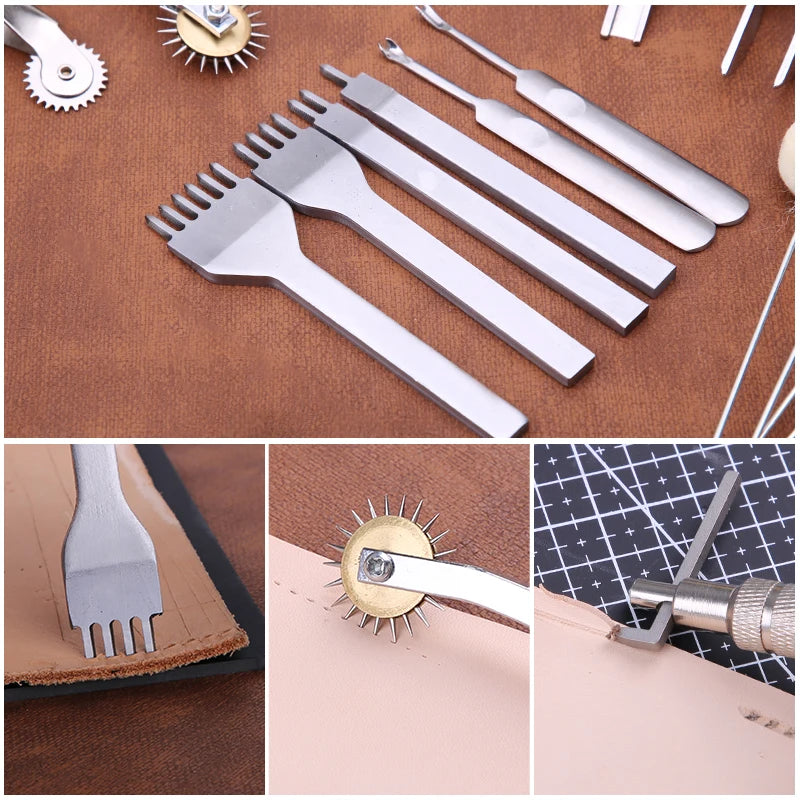 KRABALL Leather Craft Hand Sewing Tool Kit