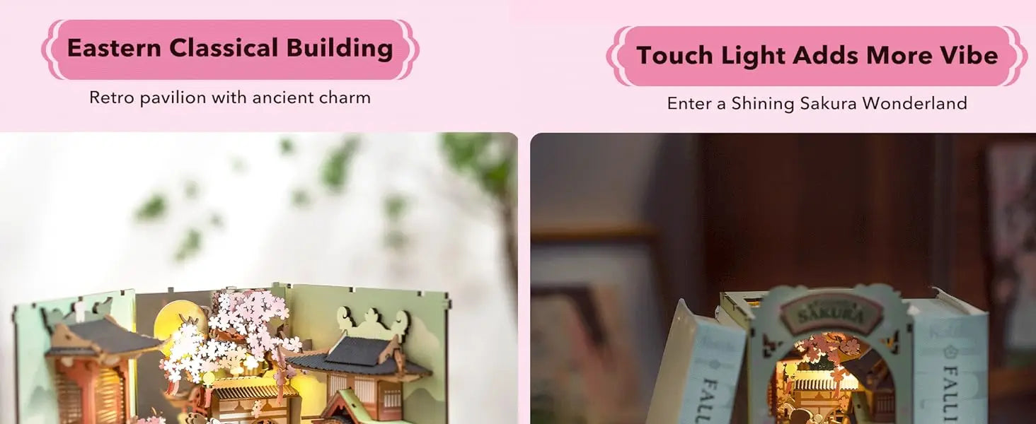 Robotime Rolife DIY Book Nook Miniature Dollhouse