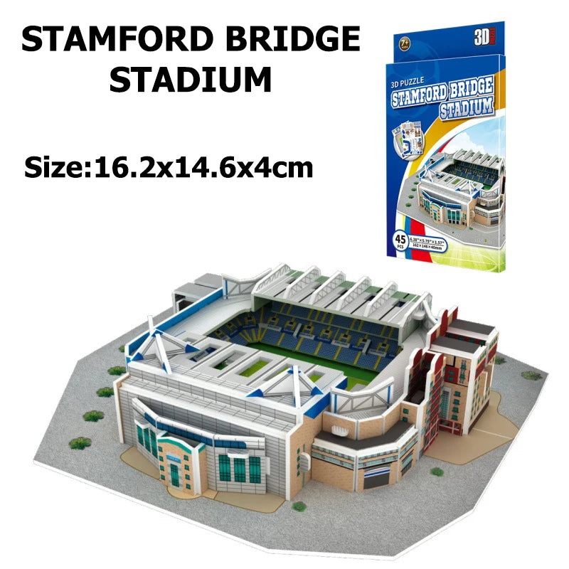 3D DIY Mini Football Stadium Puzzle