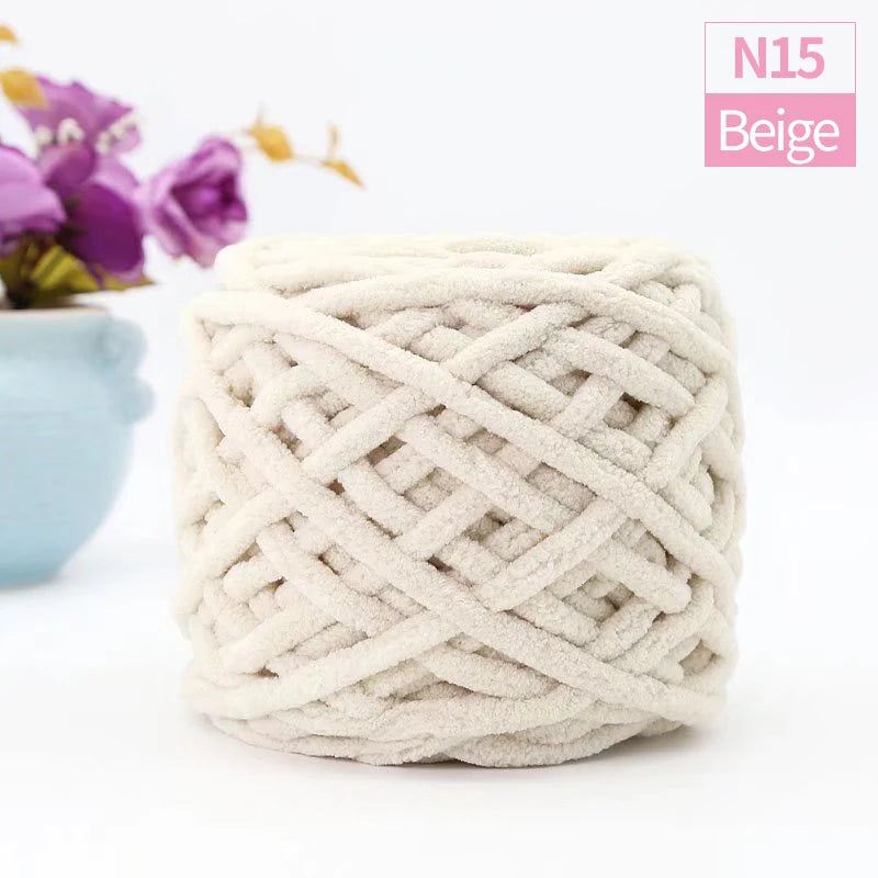 QJH Chunky Knitting Yarn – 100g Jumbo Polyester Craft Ball