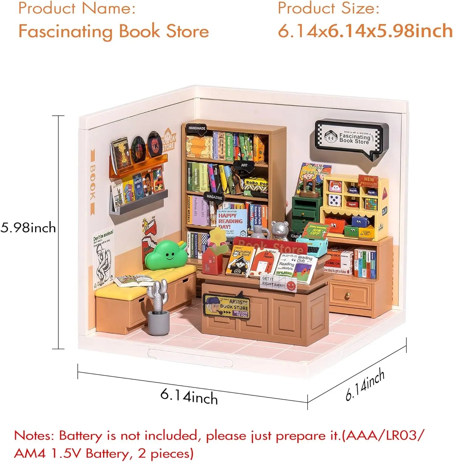 Robotime Miniature Dollhouse Kit – Supply Store
