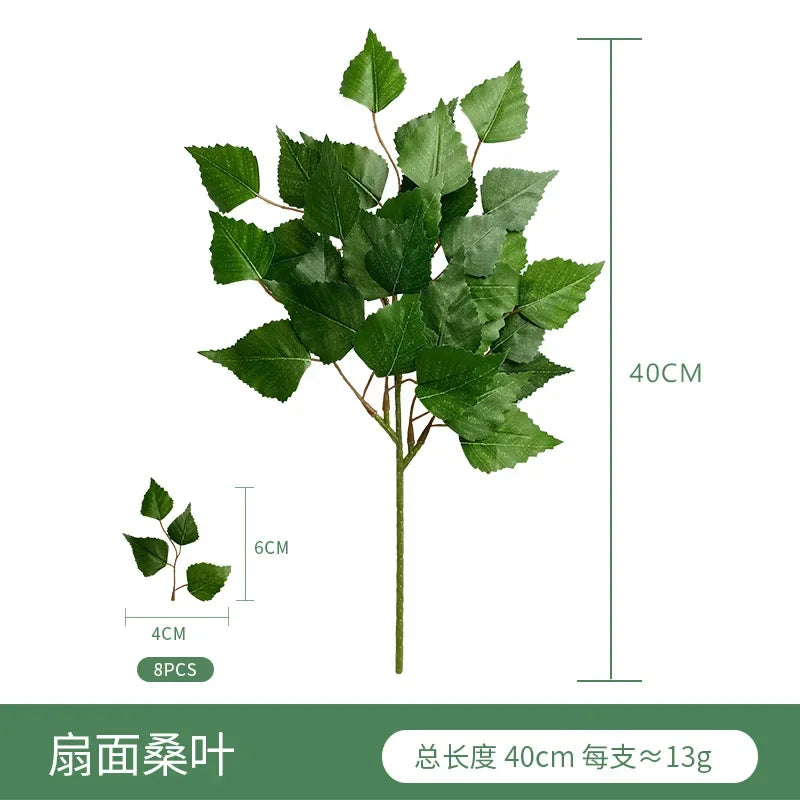 Artificial Eucalyptus Leaves for Floral Arrangements and Decor