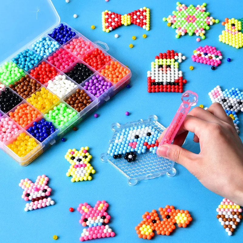 1000pcs DIY Water Spray Beads Craft Kit for Kids