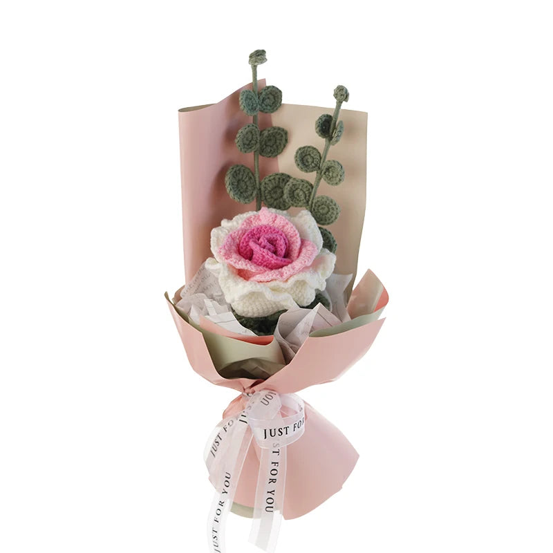 KRABALL Crochet Animal or Flower Bouquet Kit