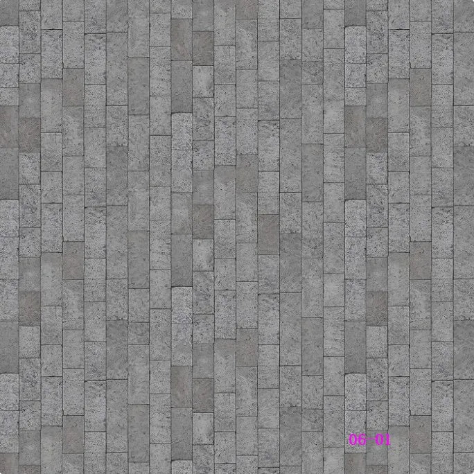 Miniature Road & Pavement Sticker Set (2pcs, 21x29cm)