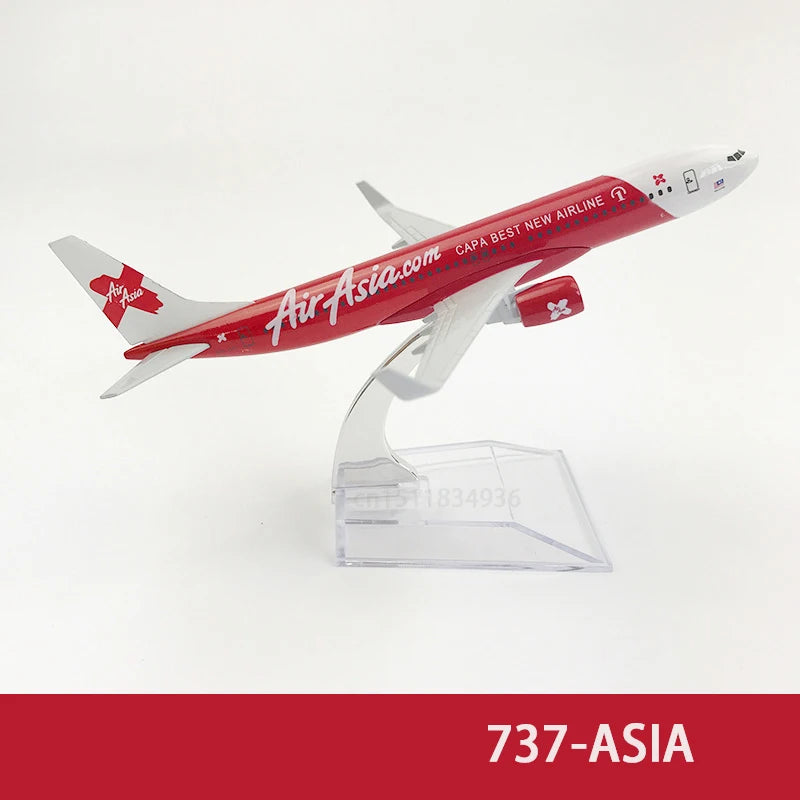 6-Inch Diecast Boeing Airplane Model (737–787 Series)