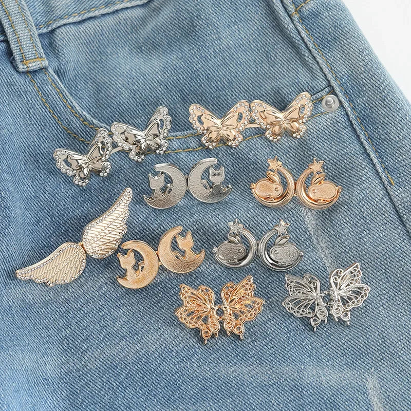 Adjustable Waist Buckle Button for Jeans