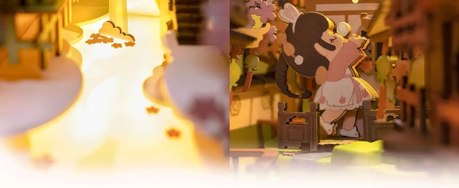 Robotime Rolife DIY Book Nook Miniature Dollhouse