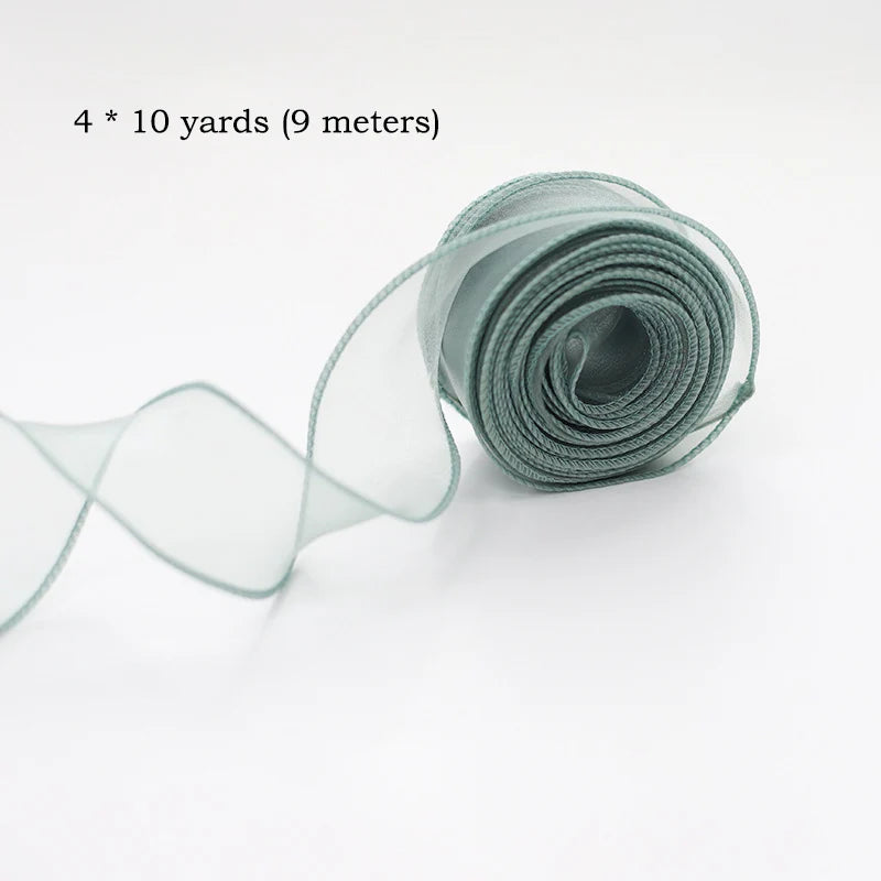 10 Yards Chiffon Silk Ribbon Roll – DIY & Decoration