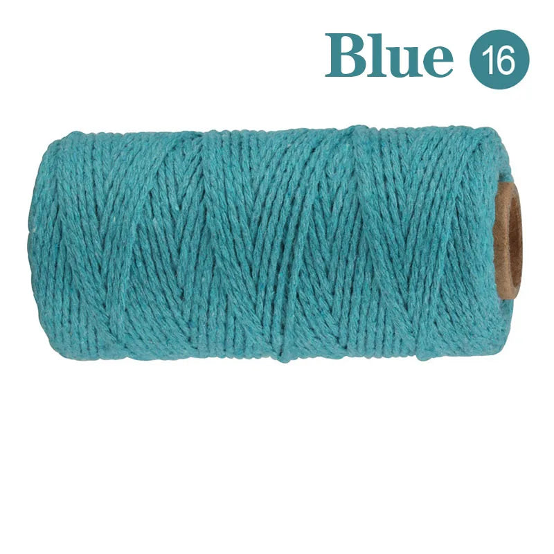 2mm Cotton Macrame Cord – 100M DIY Craft Rope