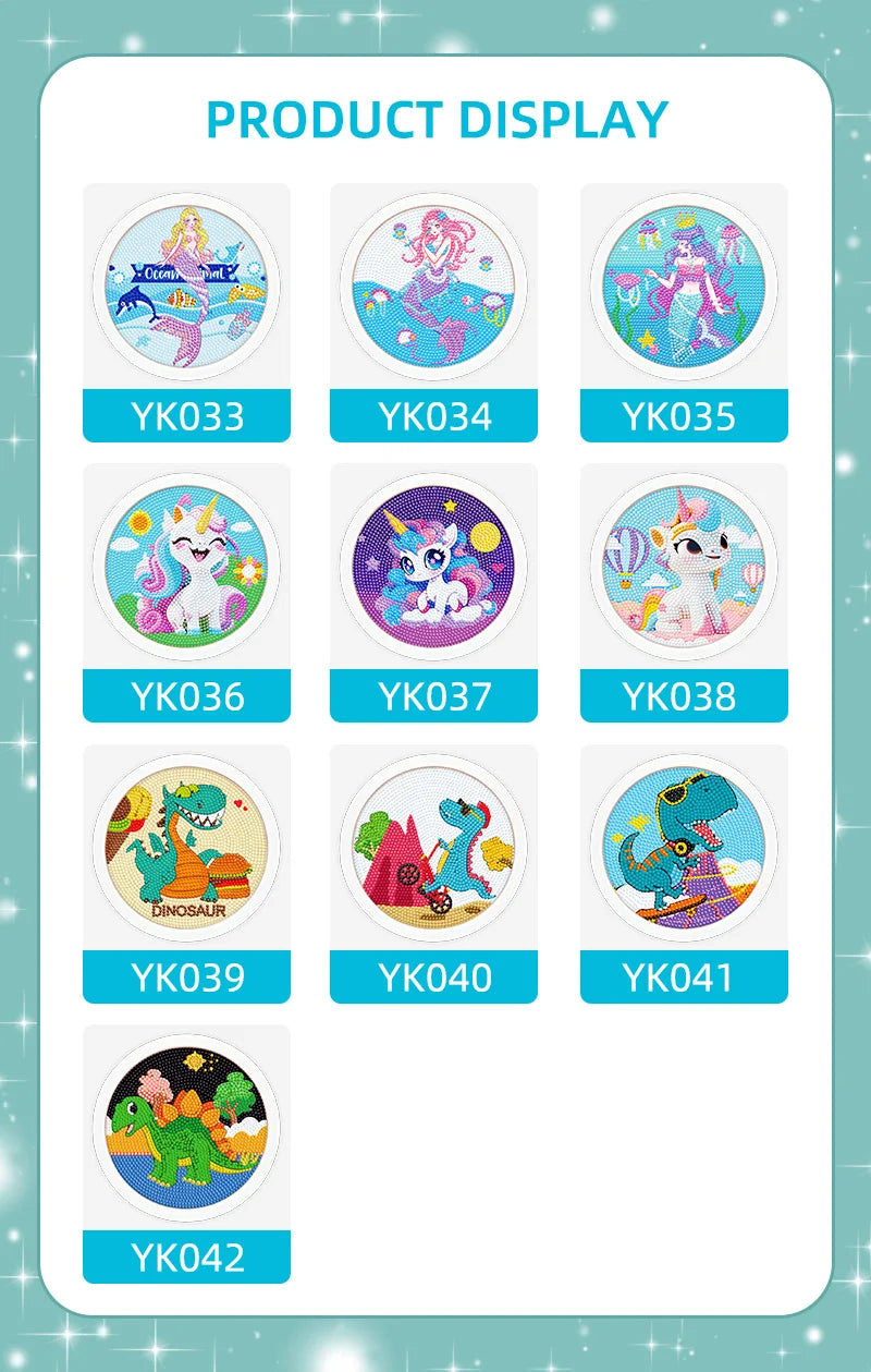 DIY Diamond Painting Unicorn Mermaid Kit