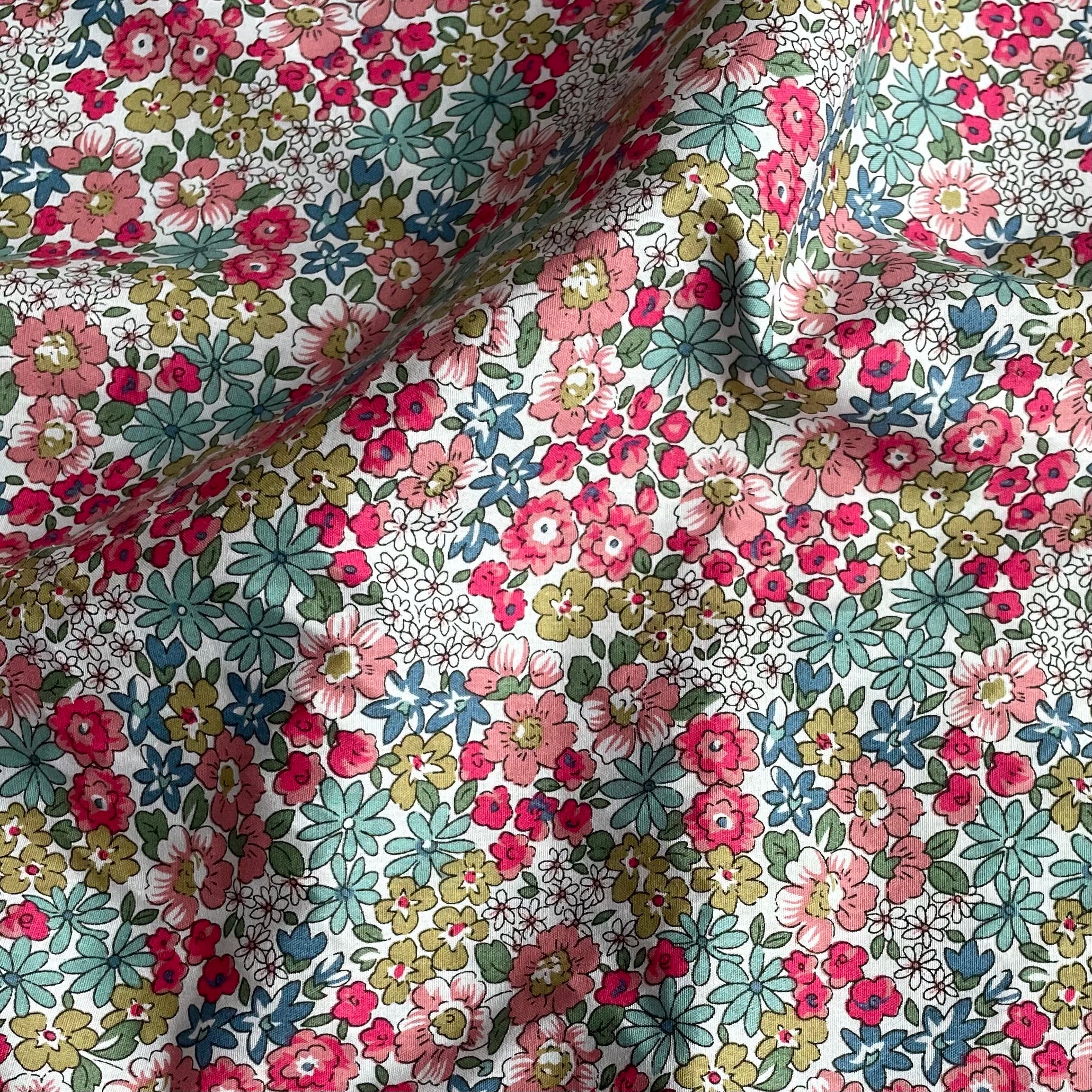 145x50cm Floral 100% Cotton Digital Print Fabric for Sewing