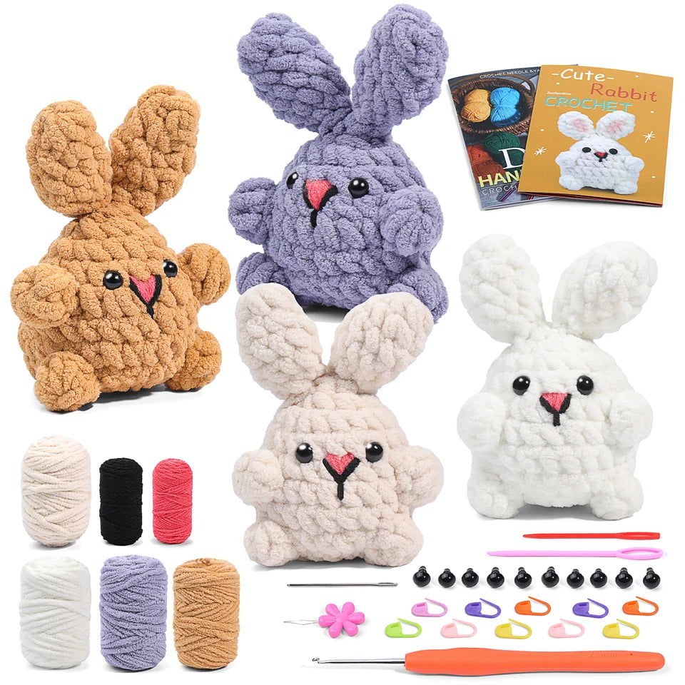 KRABALL Crochet Animal Kit for Beginners