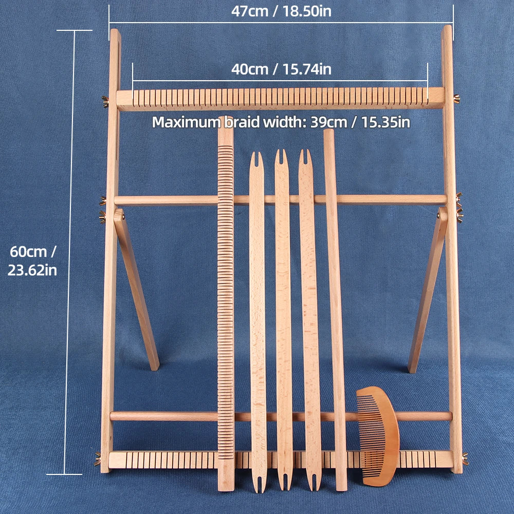 Wooden DIY Weaving Loom Frame Tool