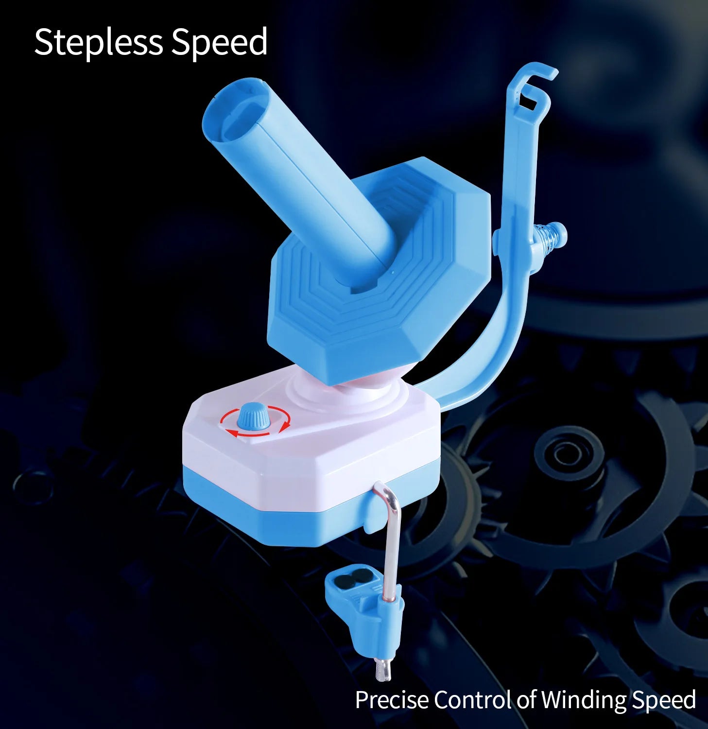 Electric Yarn Ball Winder – Automatic Yarn Dispenser for Crocheting & Knitting