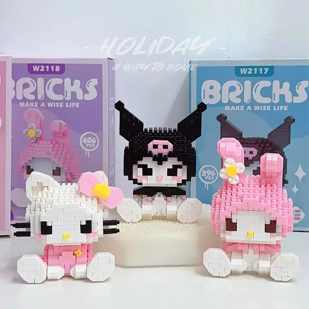 Hello Kitty & Friends Mini Building Blocks – Sanrio Puzzle Toy Gift