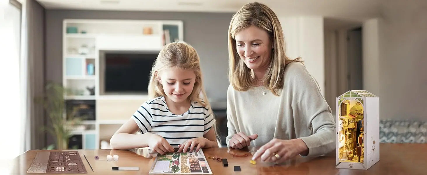 Robotime Rolife DIY Book Nook Miniature Dollhouse