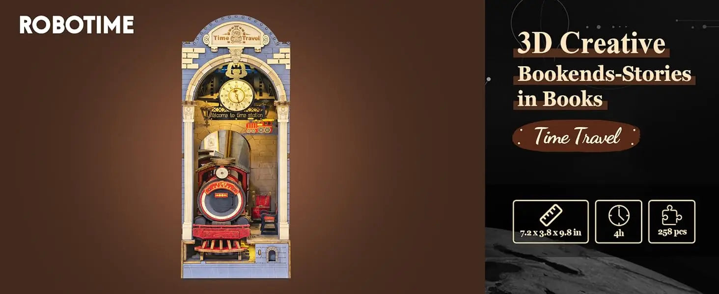 Robotime Rolife DIY Book Nook Miniature Dollhouse