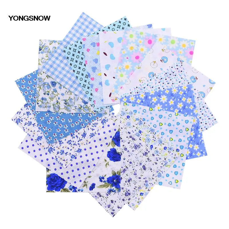 50PCS 10x10cm Floral Cotton Fabric Squares – Quilting Patchwork