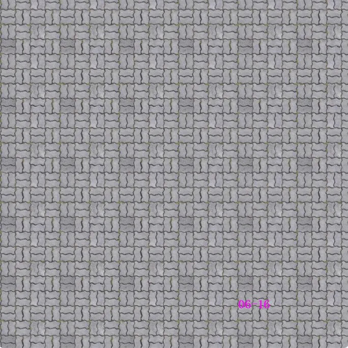 Miniature Road & Pavement Sticker Set (2pcs, 21x29cm)