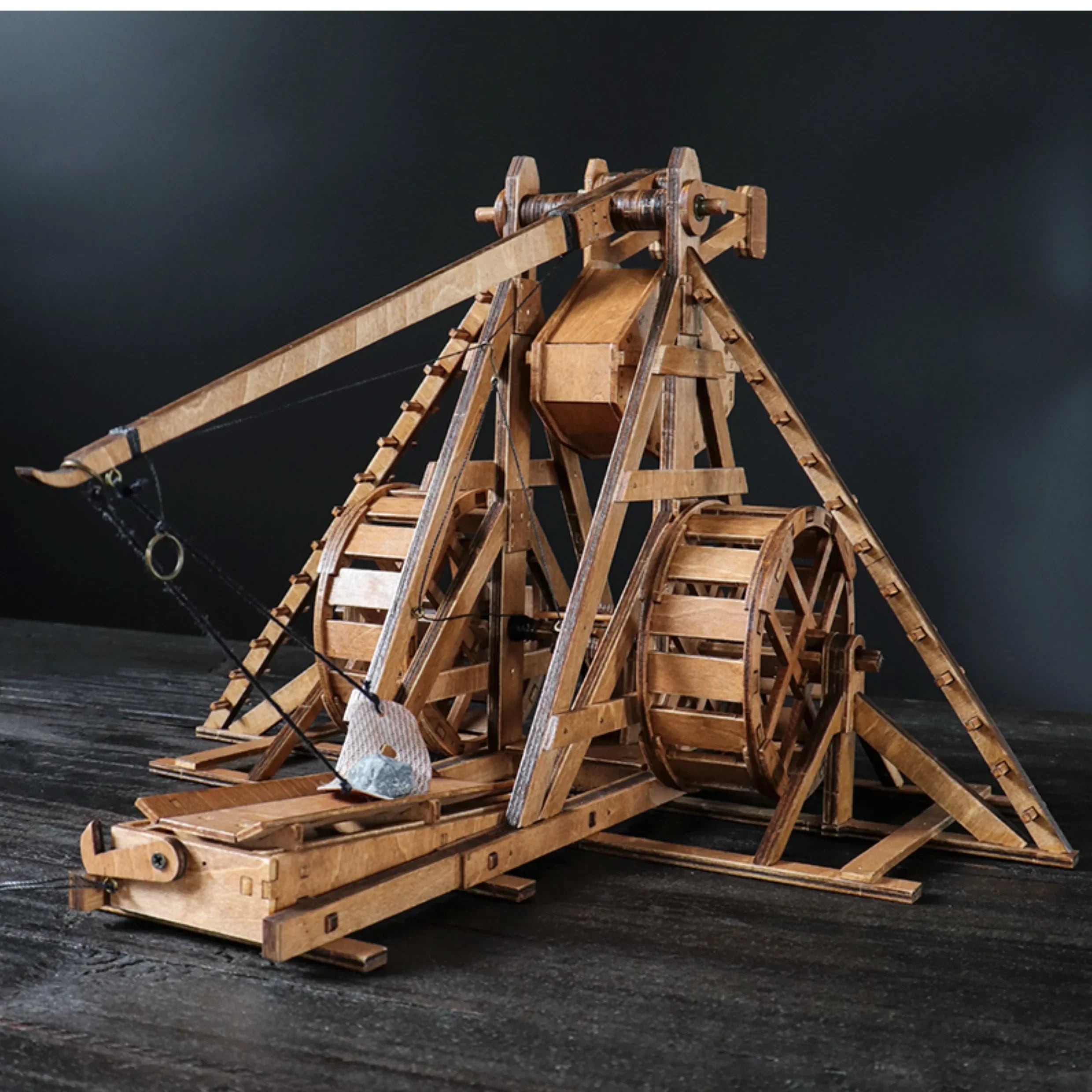 1:48 DIY Wooden Trebuchet Catapult Model