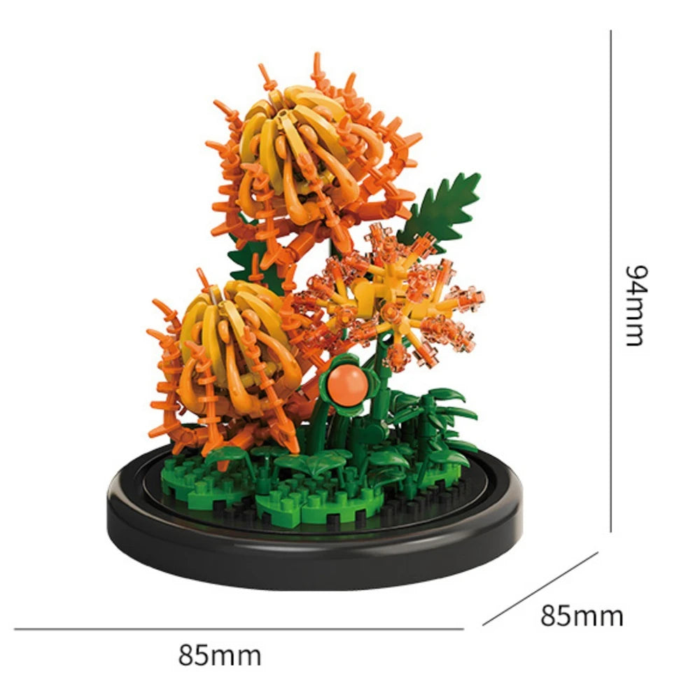 Eternal Flower Bonsai Micro Building Blocks Model