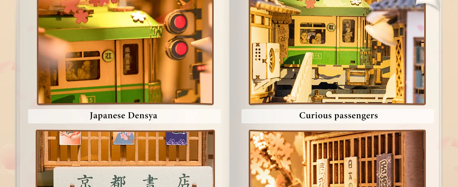 Robotime Rolife DIY Book Nook Miniature Dollhouse